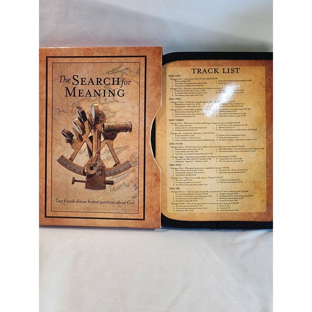 The Search for Meaning 6 Disc Audio CD Set Two Friends Discuss Questions God - Picture 5 of 6